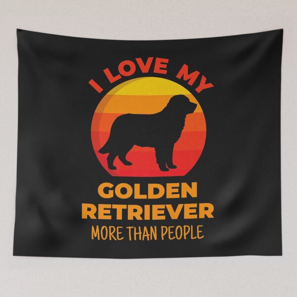 Item preview, I Love My Golden Retriever More Than People Dogs Introvert Premium designed and sold by jamielottie.