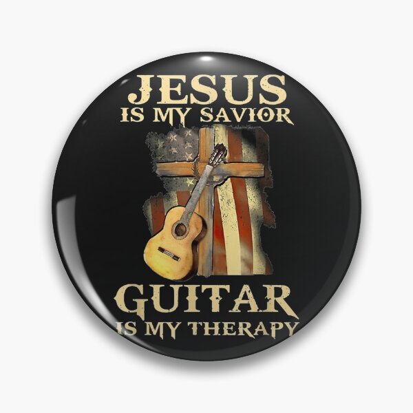 Item preview, Jesus Is My Savior Guitar Is My Therapy designed and sold by jamielottie.