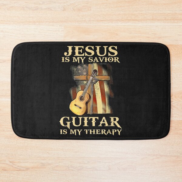 Item preview, Jesus Is My Savior Guitar Is My Therapy designed and sold by jamielottie.