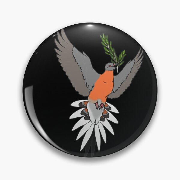 Item preview, Passenger pigeon holding an olive twig - VHEMt designed and sold by Extincto.