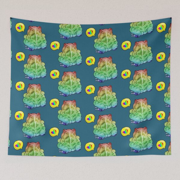 Item preview, Rainbow toad butt designed and sold by Furiarossa.