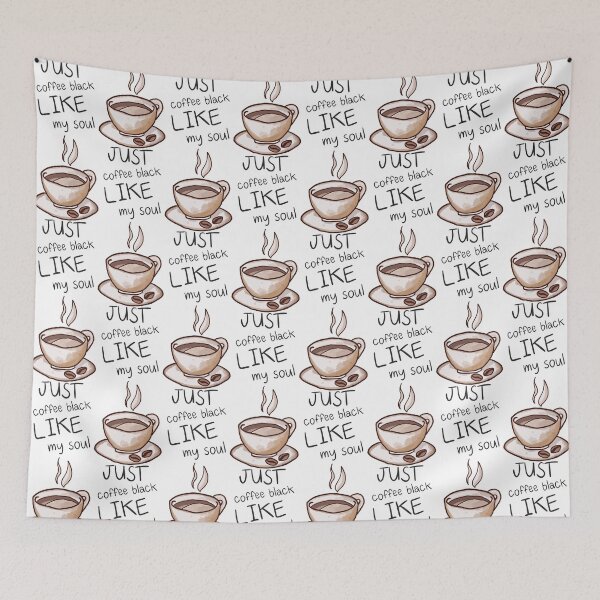 Item preview, just coffee black like my soul designed and sold by Superarm.