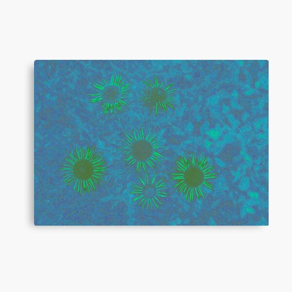 Digital Thistle Canvas Print