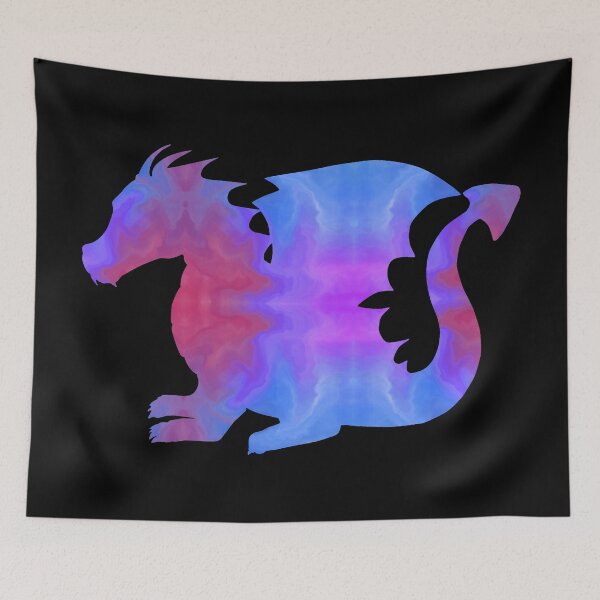 Item preview, Blue Red Baby Dragon designed and sold by FaithAndForest.