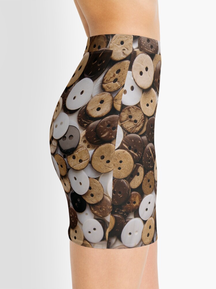 Alternate view of Shirt Buttons Mini Skirt