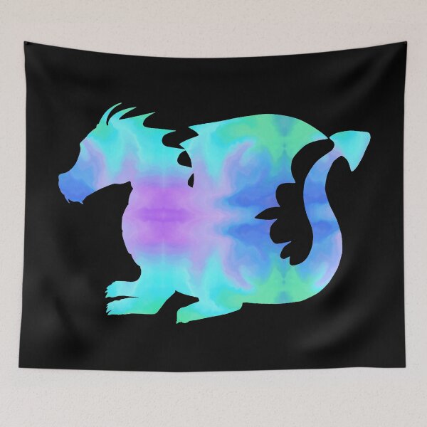 Item preview, Aqua Purple Baby Dragon designed and sold by FaithAndForest.