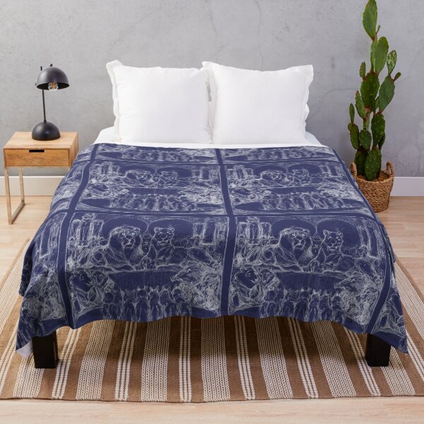 Item preview, Wolves For The Noble Lion King 2 Blue designed and sold by SpiritGifts.