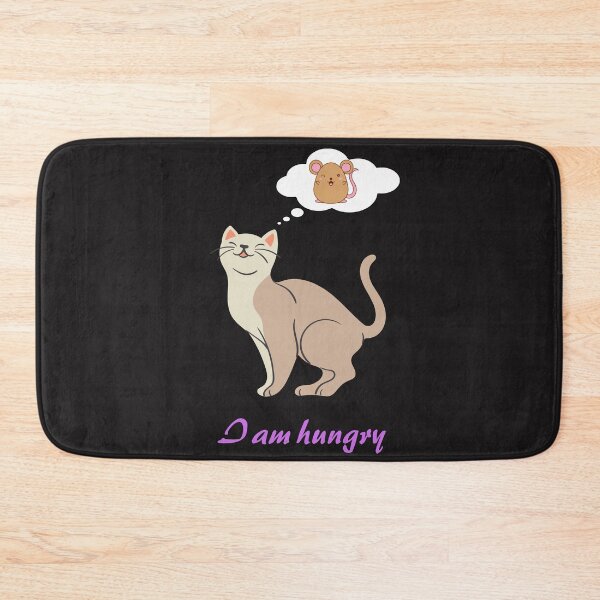 Item preview, I'm Hungry, Hungry cat and cat thinking about food designed and sold by theking1002.