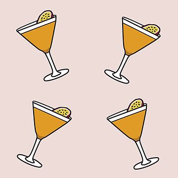 "Cute Porn Star Martini Cocktail Sticker Pack" Sticker for Sale by