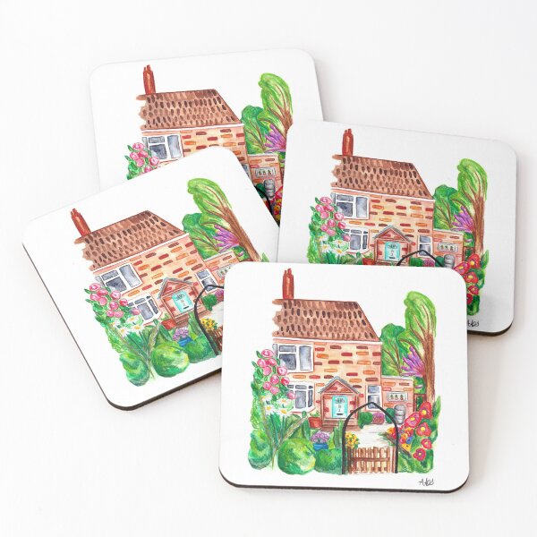 Item preview, Summer Cottage Garden  designed and sold by abigailj-art.