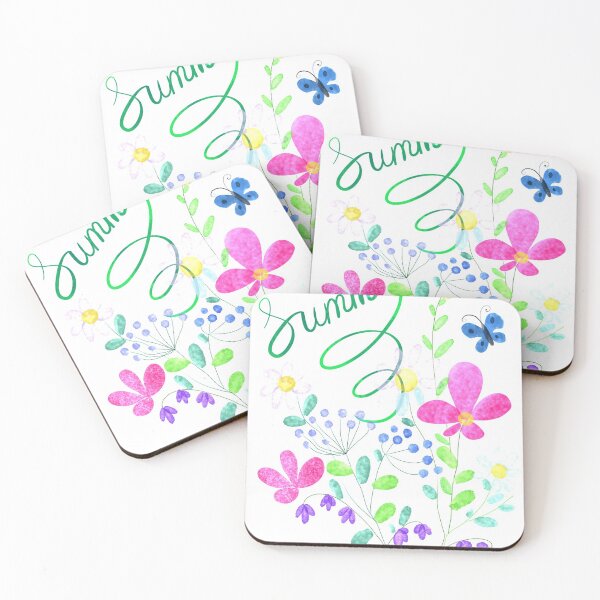 Item preview, summer delicate flowers designed and sold by sonaadalian.