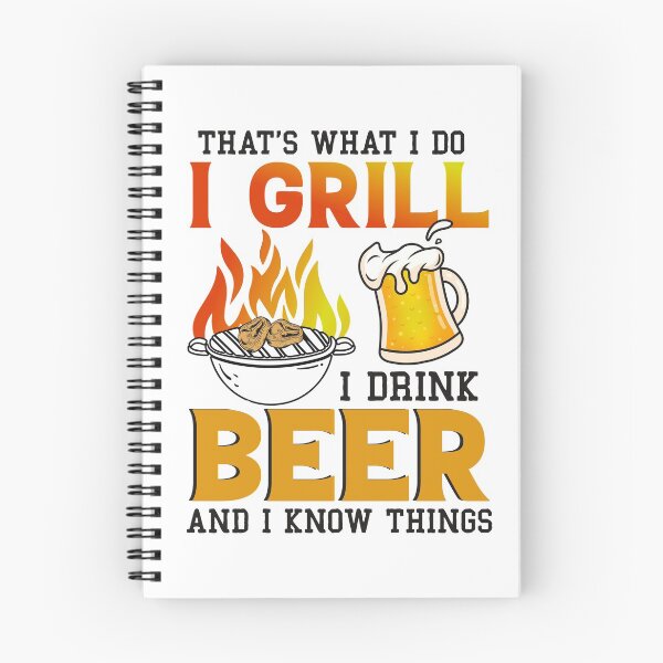 Item preview, I GRILL DRINK BEER & KNOW THINGS COLLECTION designed and sold by JRM Tees & More Store.