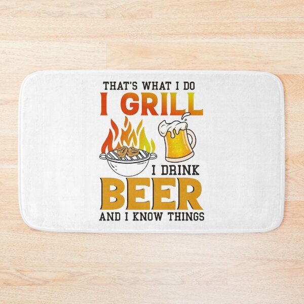 Item preview, I GRILL DRINK BEER & KNOW THINGS COLLECTION designed and sold by JRM Tees & More Store.
