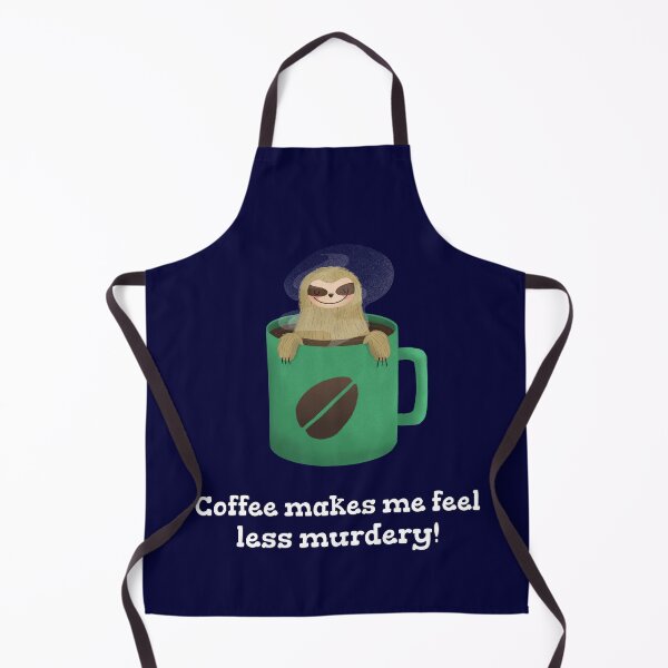 Item preview, Coffee makes me feel less murdery designed and sold by Weekend-Designs.