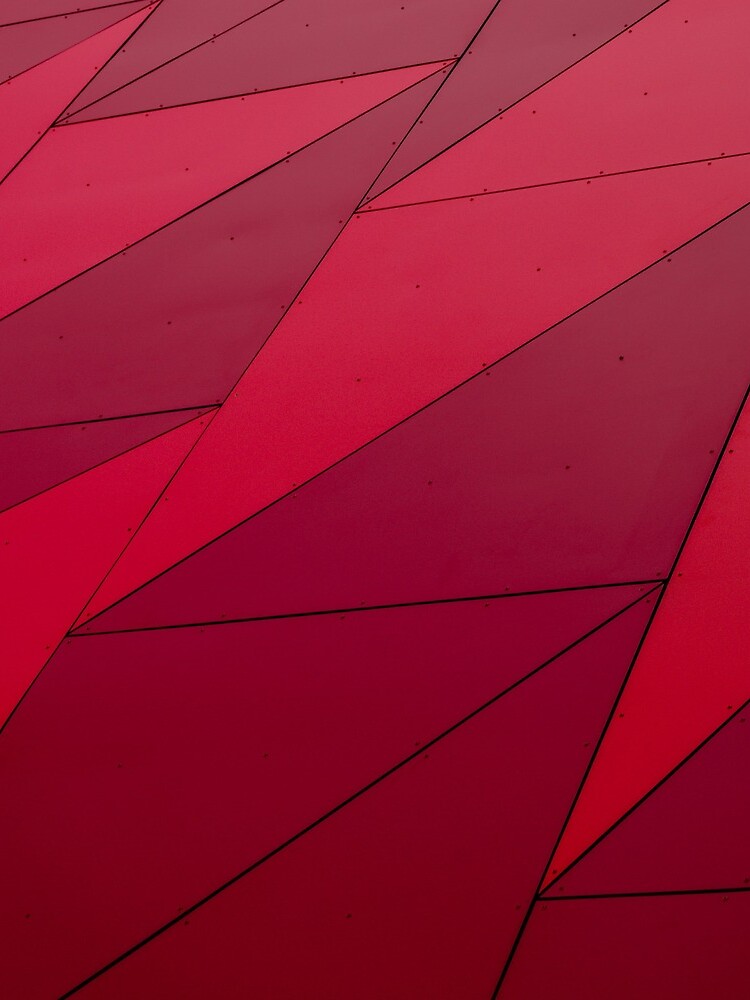 Red Geometric by Claudiocmb
