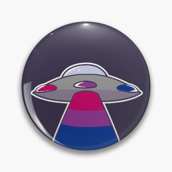 Item preview, Bi Pride UFO designed and sold by ThePlanetarium.