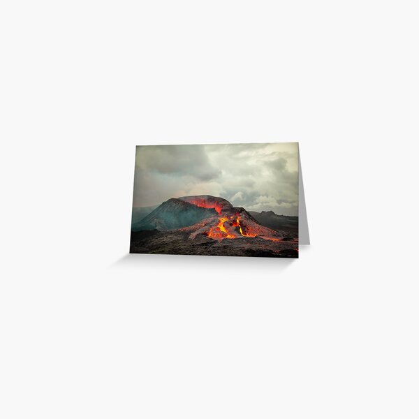 Item preview, Fagradalsfjall volcano after eruption on cloudy day June 3rd 2021 designed and sold by Jon-Bear.