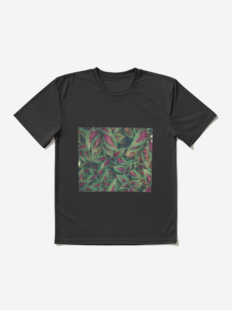 Alternate view of Purple and Green Plants Active T-Shirt