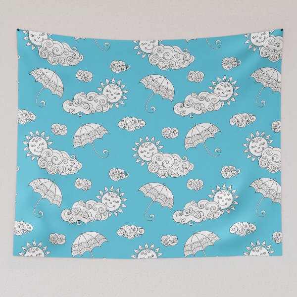 Item preview, Fairytale Weather Forecast Large Scale Print designed and sold by lissantee.