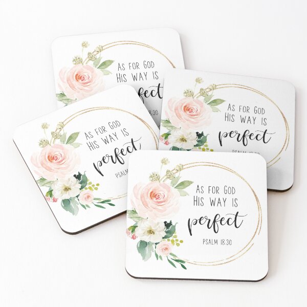 Item preview, His Way Is Perfect, Psalm 18:30 designed and sold by KAMdesignhaus.