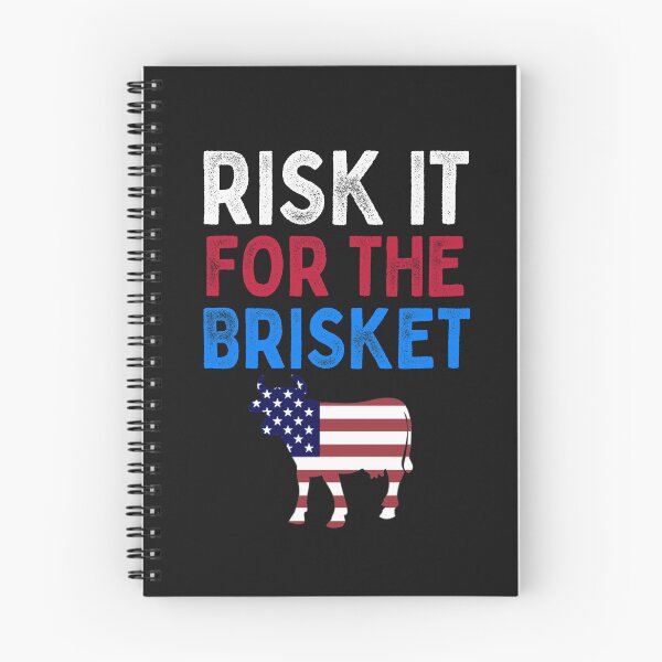 Item preview, Risk it for the brisket summer barbeque designed and sold by DesignsofNote.