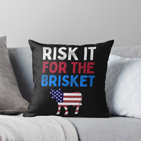 Item preview, Risk it for the brisket summer barbeque designed and sold by DesignsofNote.