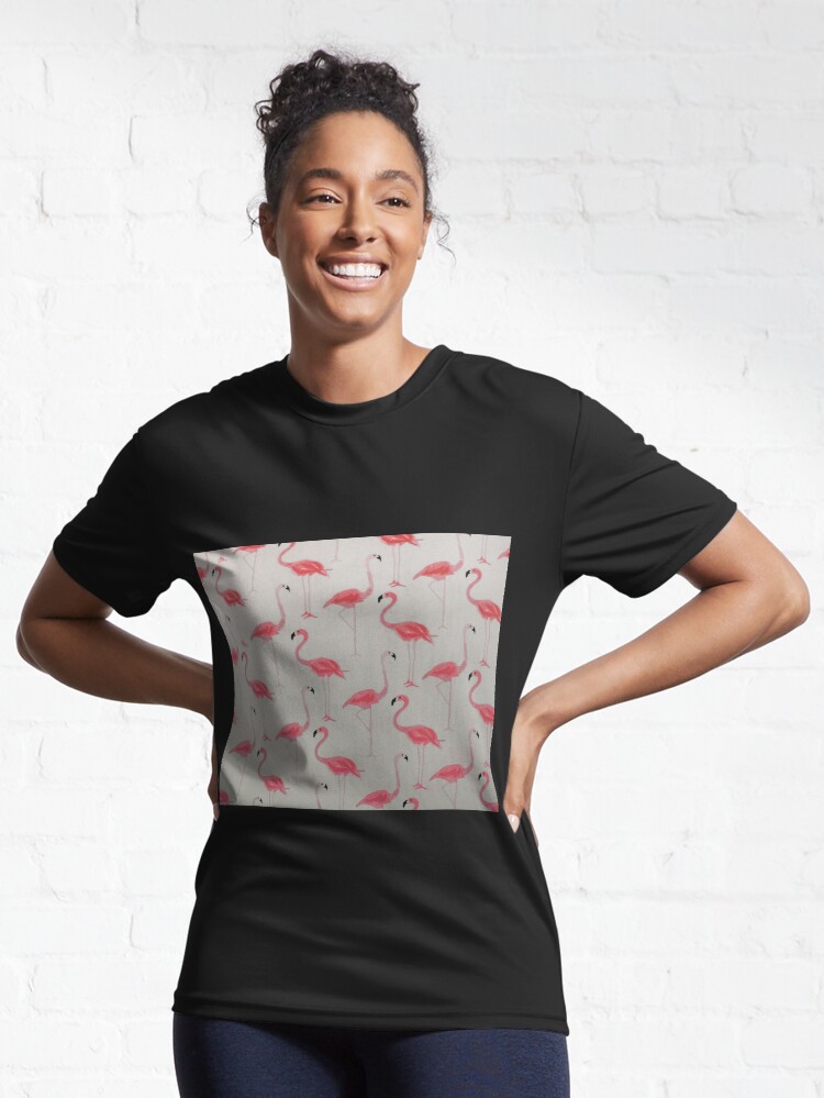 Alternate view of Pink Plumage Birds Active T-Shirt