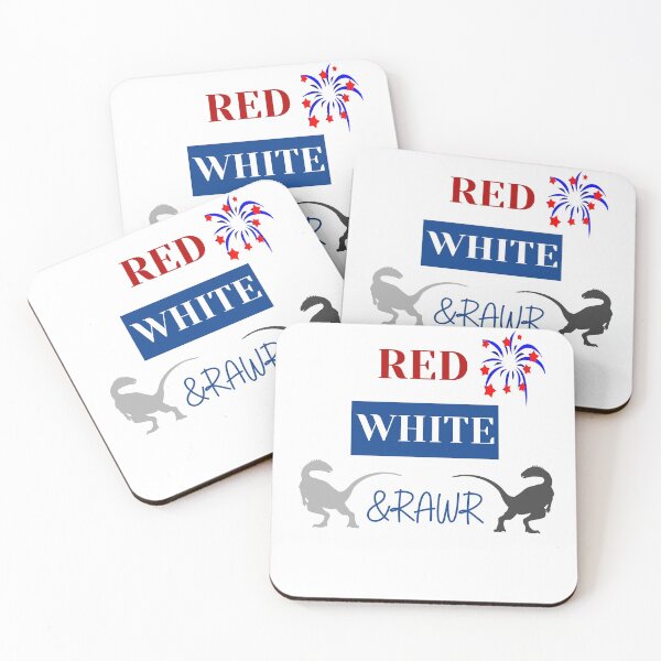 Item preview,  RED WHITE & RAWR Cute 4th of july Gifts Holidays designed and sold by sichaz.