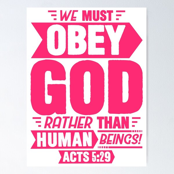 Item preview, Acts 5:29 designed and sold by plushism.