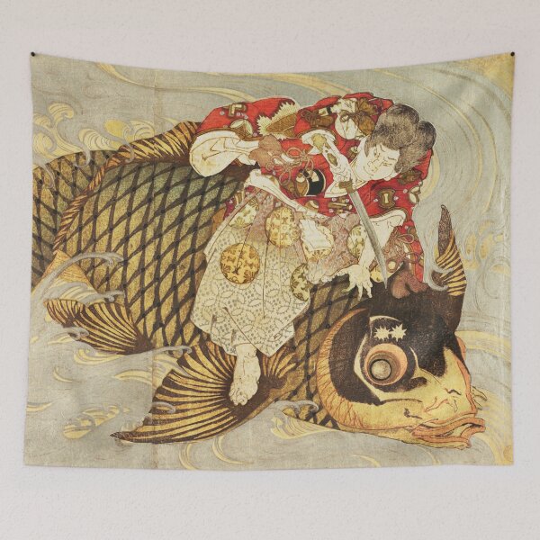 Item preview, Oniwakamaru and the Giant Carp designed and sold by NicoNicoNEET.