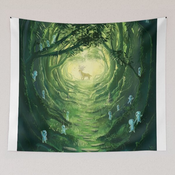 Item preview, Deer In Central Forest Poster designed and sold by hozieroliver.
