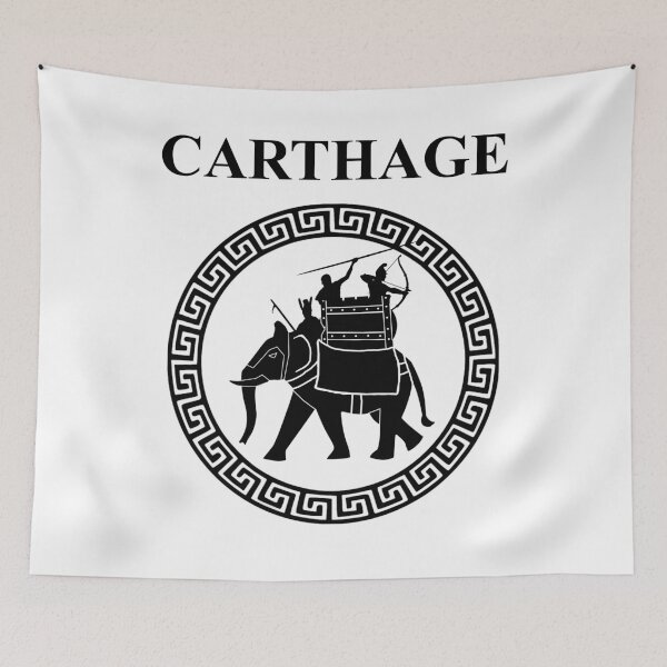 Item preview, Ancient Carthage Hannibal War Elephant designed and sold by Agema Apparel.