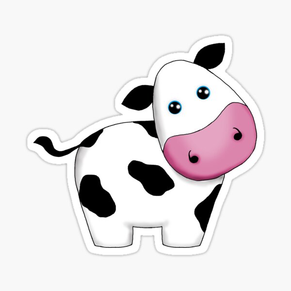 Cute Cow Sticker