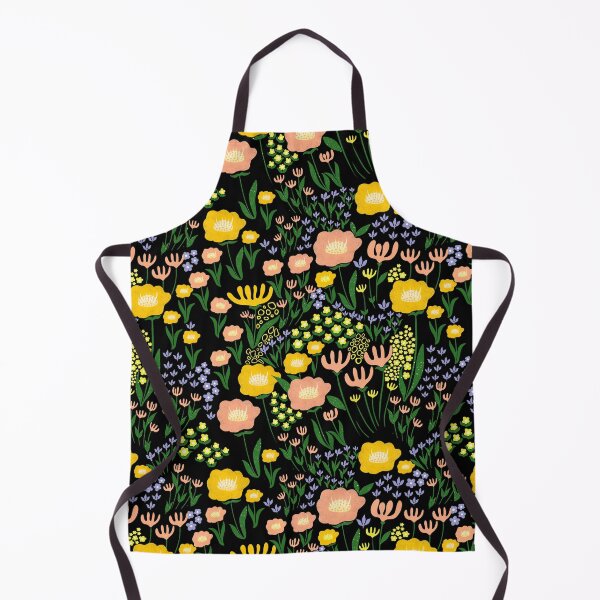 Item preview, Bright Quirky Summer Floral Yellow designed and sold by patternsforsoul.