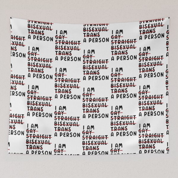 Item preview, I Am Gay, Straight, Bisexual, Trans, A Person designed and sold by Ricaso.