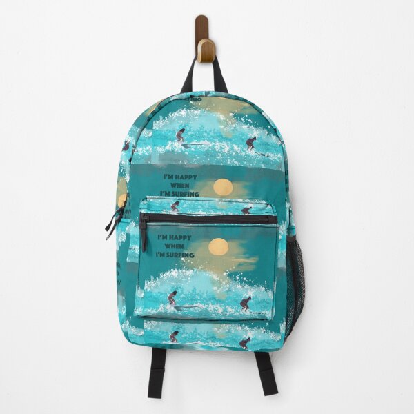 Item preview, I'M HAPPY WHEN I AM SURFING designed and sold by suryaperi.