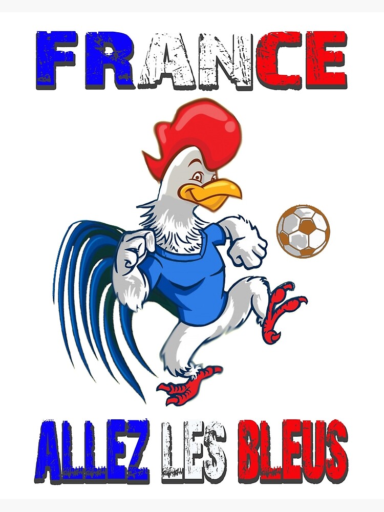 Impression rigide « Allez Les Bleus France Football Football 2021 - Allez  Les Bleus Allez La France », par drisshd | Redbubble