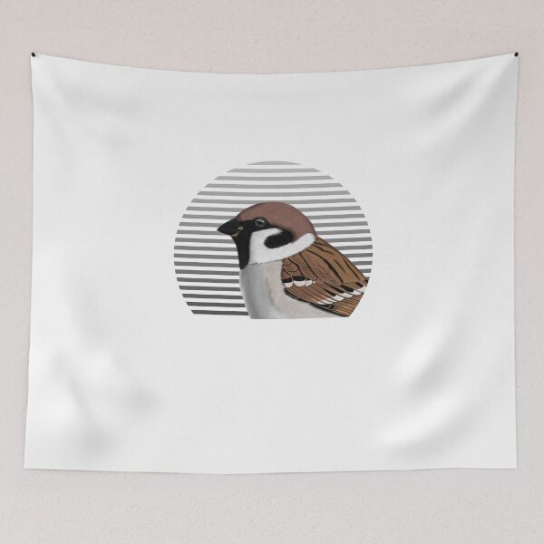Item preview, Tree Sparrow Bird Birdlover Birdwatcher Biologist Ornithologist Garden Birds designed and sold by jz-birds.