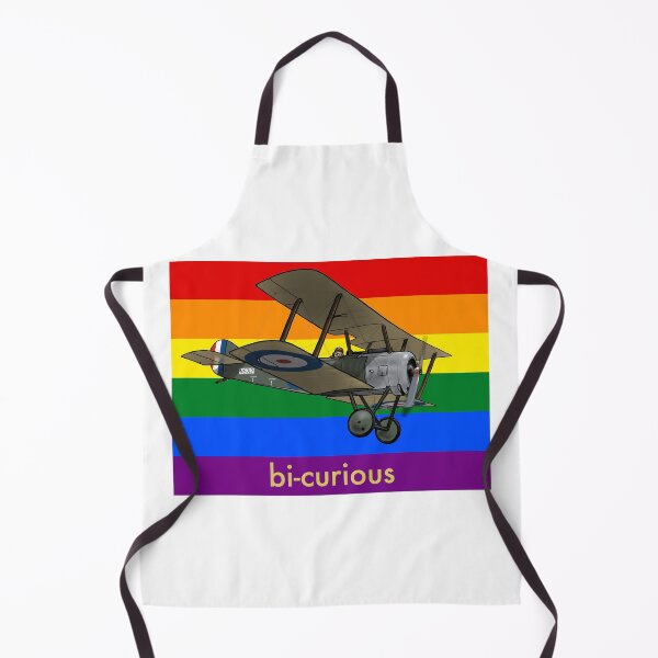 Item preview, Bi-curious Sopwith Pup Pride Design  designed and sold by HushKit.