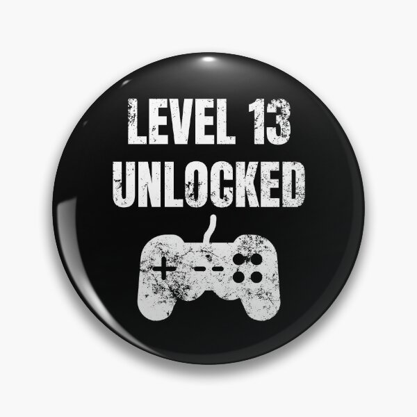 Item preview, Level 13 Unlocked 13th Birthday  designed and sold by MagicArtworks.