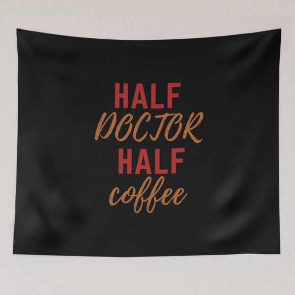Item preview, Half Doctor Half Coffee designed and sold by Chanchane Store.