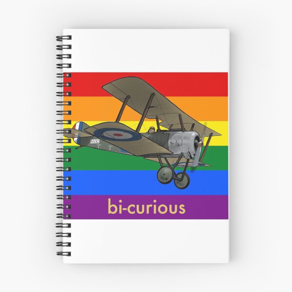 Item preview, Bi-curious Sopwith Pup Pride Design  designed and sold by HushKit.