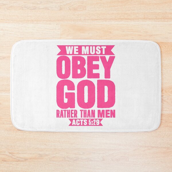 Item preview, Acts 5:29 We Must Obey God Rather Than Men designed and sold by plushism.