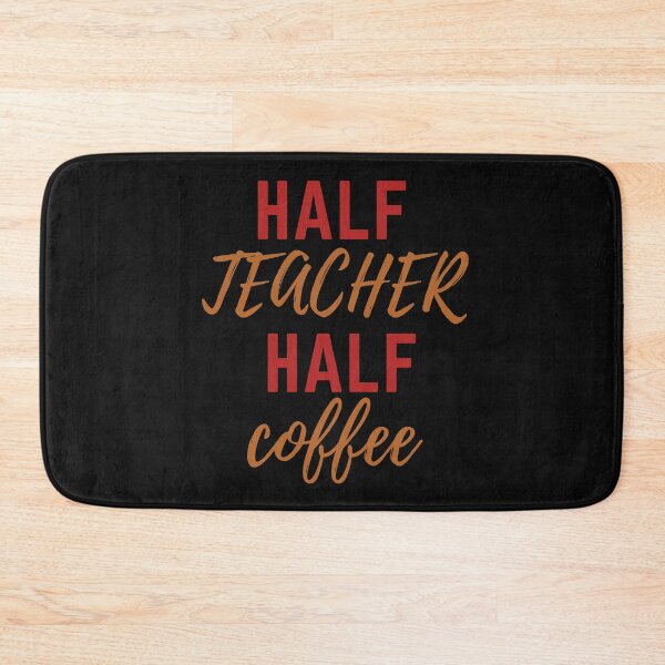 Item preview, Half Teacher Half Coffee designed and sold by Chanchane Store.