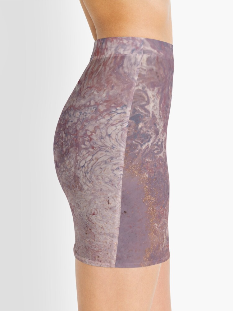 Alternate view of Pink Paint Texture Mini Skirt