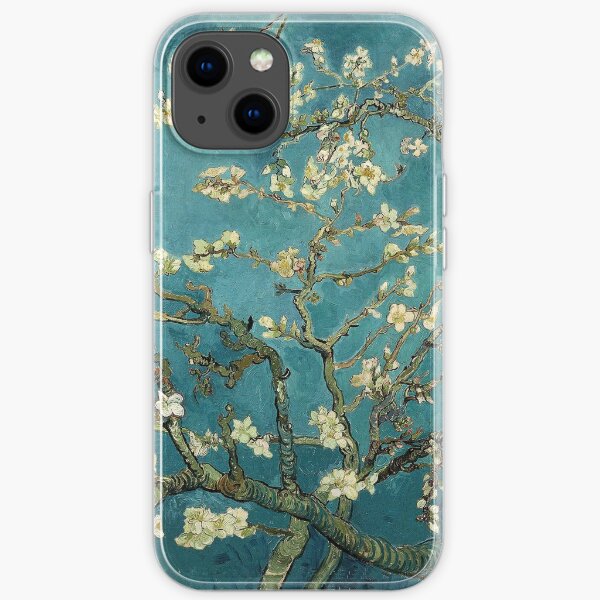 Original Vincent Willem van Gogh Impressionist Art Painting Restored Blossoming Almond Tree iPhone Soft Case