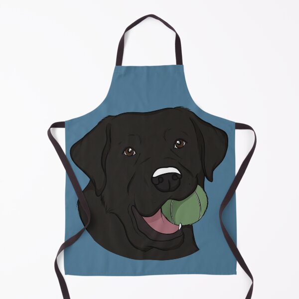 Item preview, Black Labrador with Ball  designed and sold by rmcbuckeye.