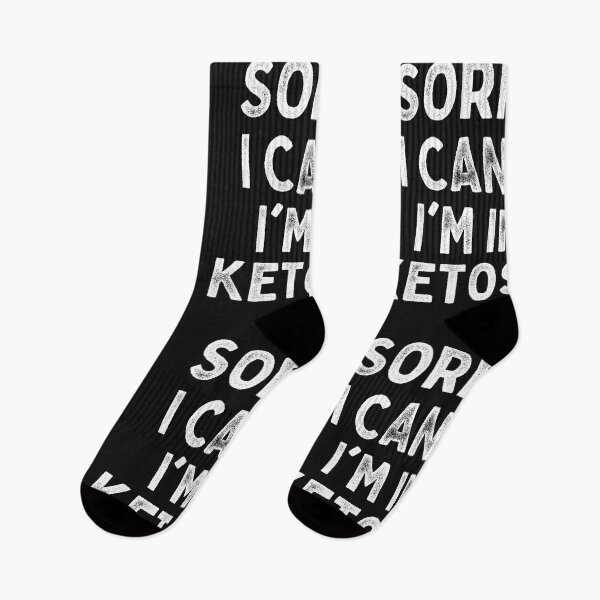 Item preview, Sorry I can't I'm in ketosis monochrome designed and sold by DesignsofNote.