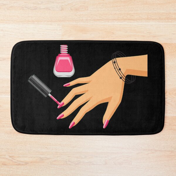 Item preview, Summer pink Nails (black bracelete) designed and sold by FeaturedStore.