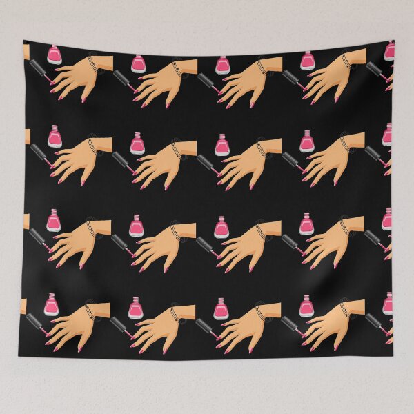 Item preview, Summer pink Nails (black bracelete) designed and sold by FeaturedStore.